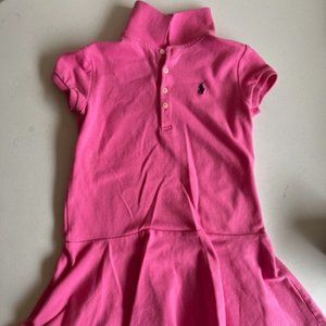 POLO RALPH LAUREN Pink Cotton Dress